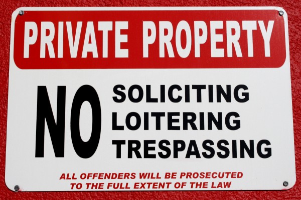 Free Photo of Private Property sign