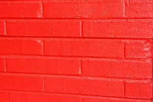 Free photo of red painted brick wall texture