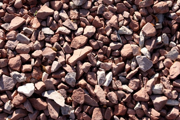 Free texture close up photo of red rock gravel