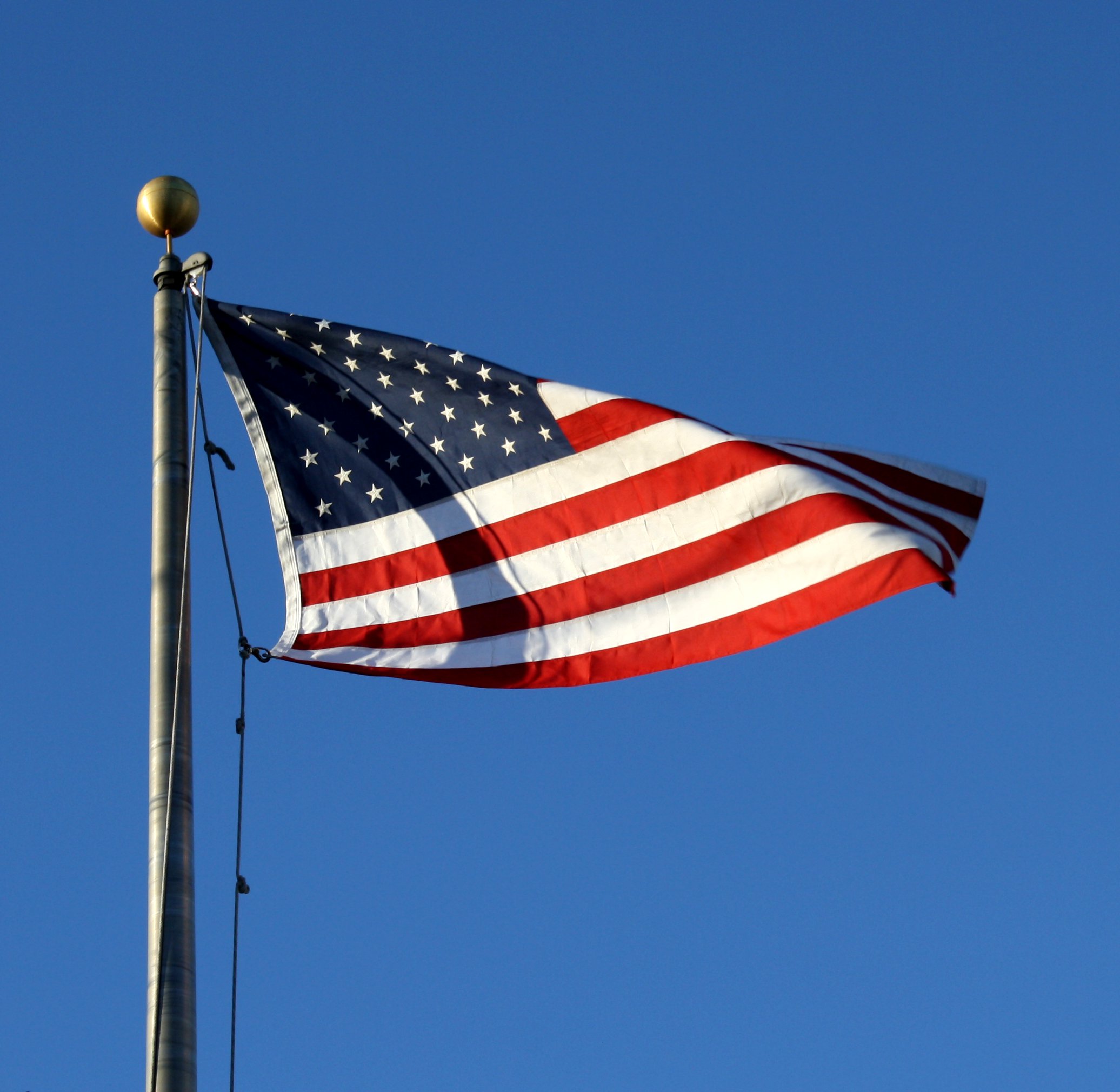 American Flag Flying High Picture Free Photograph Photos Public Domain
