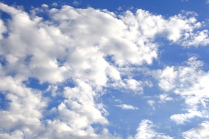 free high resolution photo of a blue sky with clouds
