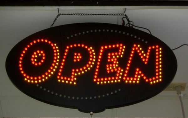 free high resolution photo of an open sign