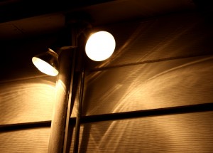 free high resolution photo of security lights at night