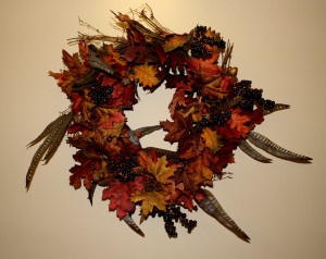 Thanksgiving autumn wreath - free high resolution photo