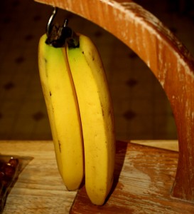 Bananas on Hanging Stand - Free High Resolution Photo