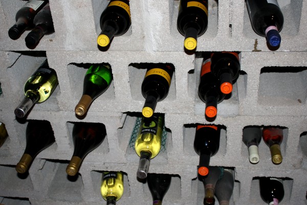 Cinder Block Wine Cellar - Free High Resolution Photo
