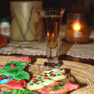 Dessert Wine and Christmas Cookies - Free high resolution photo
