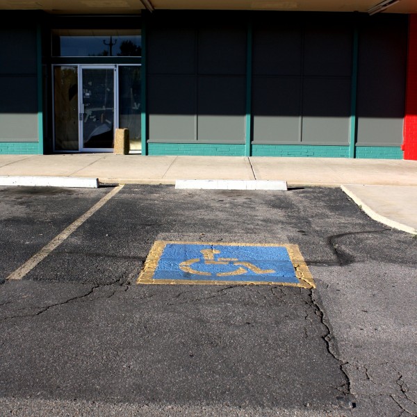 handicapped parking space - free high resolution photo