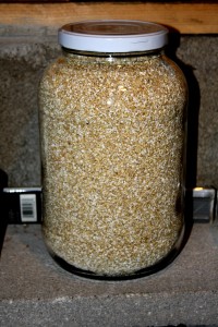 Jar of Steel Cut Oats - Free High resolution photo