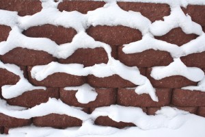 Snow on Brick Wall Texture - Free High Resolution Photo