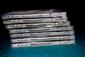 Stack of CD's - free high resolution photo