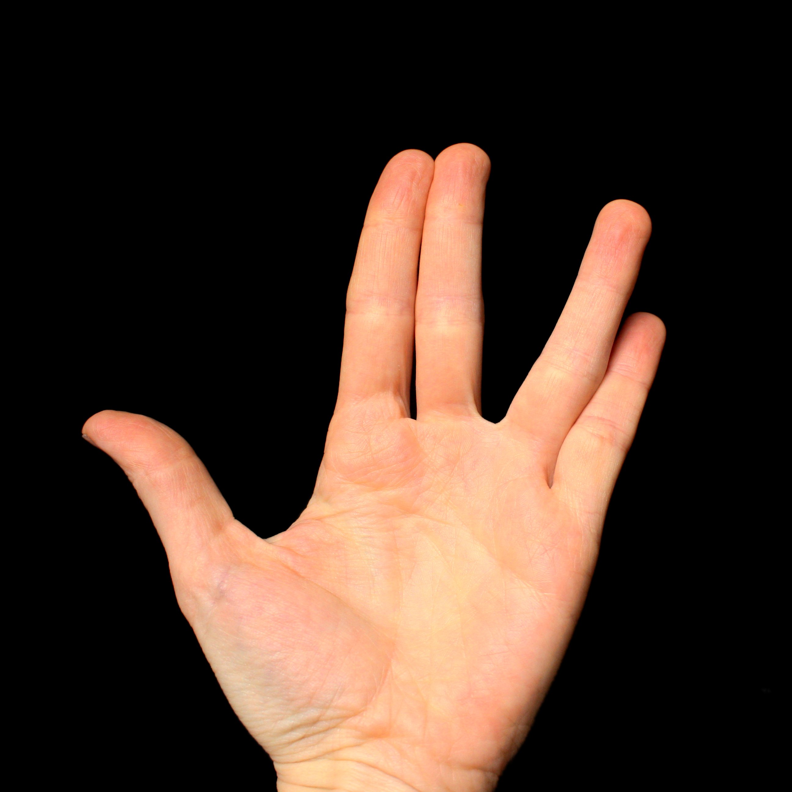 star trek hand gesture