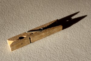 wooden clothespin closeup - free high resolution photo