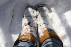 Boots in the Snow - Free High Resolution Photo