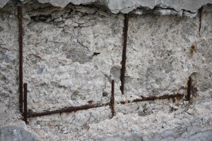 Crumbling Concrete with Rusted Rebar - Free High Resolution Photo