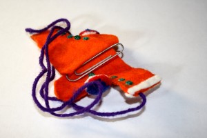 Felt Ice Skates Ornament - Free High Resolution Photo