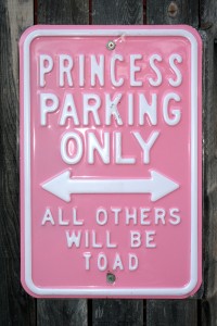 Funny Parking Sign - Free Photo - Princess Parking Only All Others will be toad