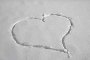 Heart Drawn in Snow - Free High Resolution Photo
