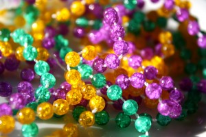Mardi Gras Beads Closeup - Free High Resolution Photo
