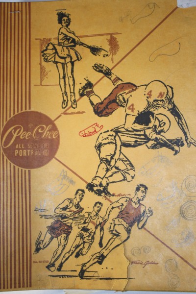 Old Pee-Chee Folder with Doodles - Free High Resolution Photo