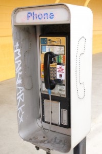 Pay Phone Booth with Grafitti - Free High Resolution Photo