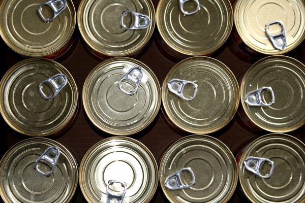 Pull Top Cat Food Cans Closeup Texture - Free High Resolution Photo