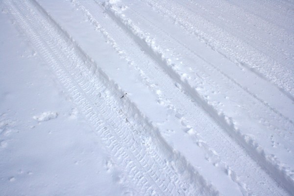 Snow Packed Road - Free High Resolution Photo