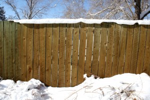 Snow Topped Fence - Free High Resolution Photo