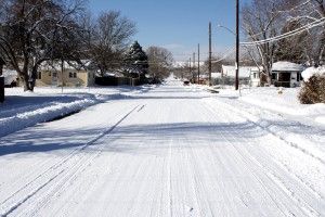 Snowy Street - Free High Resolution Photo