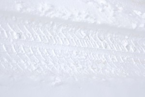 Snowy Tire Track - Free high resolution photo