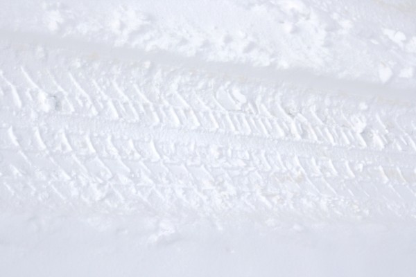 Snowy Tire Track - Free high resolution photo