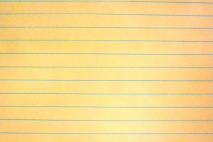 Yellow Notebook Paper Texture - Free High Resolution Photo