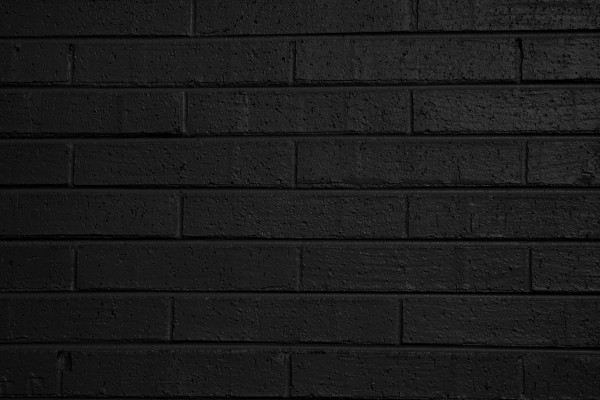 Black Painted Brick Wall Texture - Free High Resolution Photo