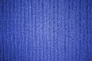 Blue Ribbed Knit Fabric Texture - Free High Resolution Photo