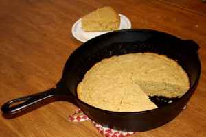 Cornbread in Cast Iron Dutch Oven - Free High Resolution Photo