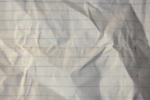 Crumpled Notebook Paper Texture - Free High Resolution Photo