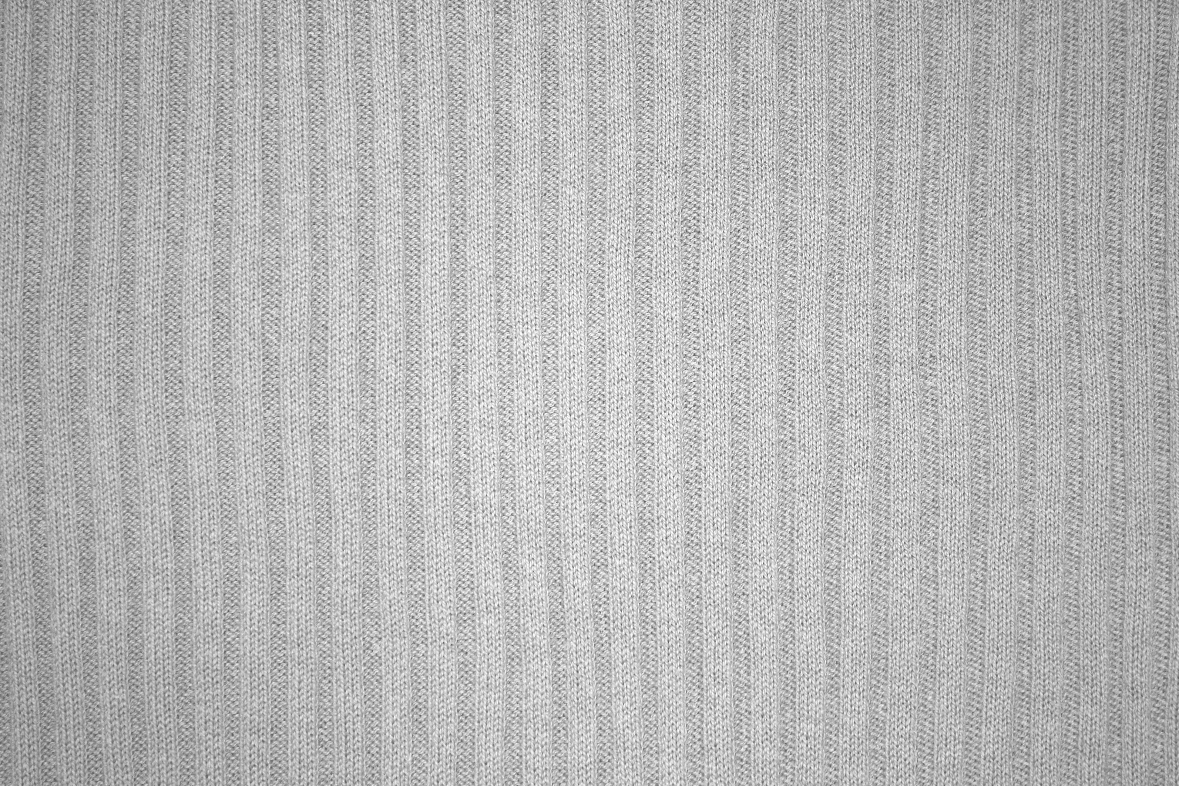 Gray Ribbed Knit Fabric Texture Picture Free Photograph Photos