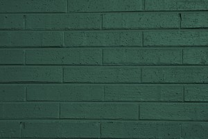 Green Painted Brick Wall Texture - Free High Resolution Photo