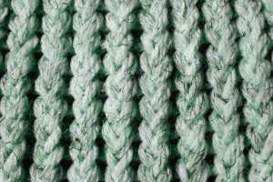 White and Green Knit Yarn Close Up Texture - Free High Resolution Photo