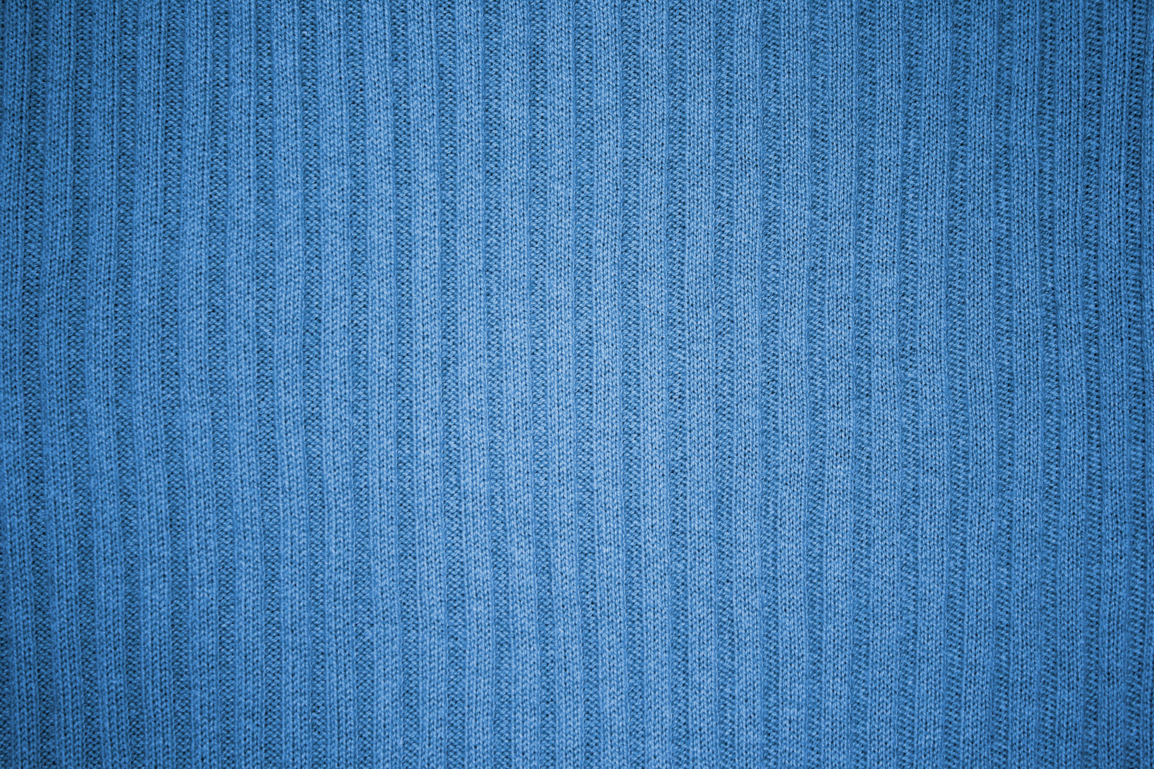Light Blue Ribbed Knit Fabric Texture Picture | Free Photograph