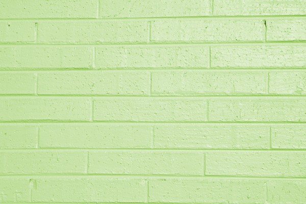 Lime Green Painted Brick Wall Texture - Free High Resolution Photo