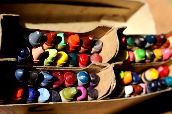 Old Crayons - Free High Resolution Photo