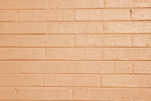 Light Orange or Peach Painted Brick Wall Texture - Free High Resolution Photo