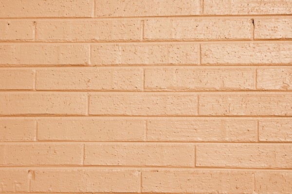 Light Orange or Peach Painted Brick Wall Texture - Free High Resolution Photo