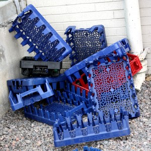 Pile of Plastic Soda Crates - Free High Resolution Photo