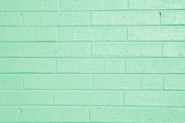 Pistachio Green Painted Brick Wall Texture - Free High Resolution Photo