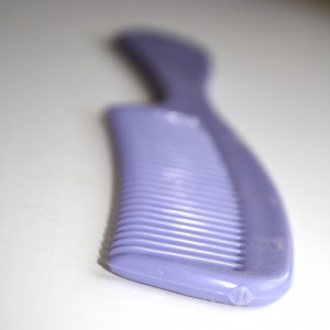 Purple Plastic Hair Comb Close Up - Free High Resolution Photo