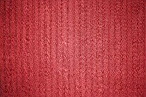 Red Ribbed Knit Fabric Texture - Free High Resolution Photo