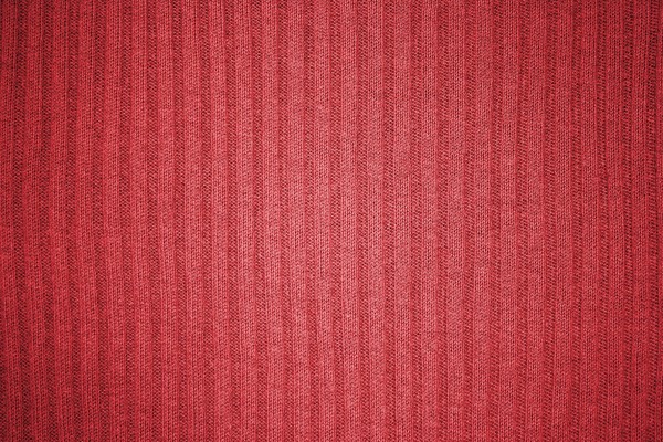 Red Ribbed Knit Fabric Texture - Free High Resolution Photo