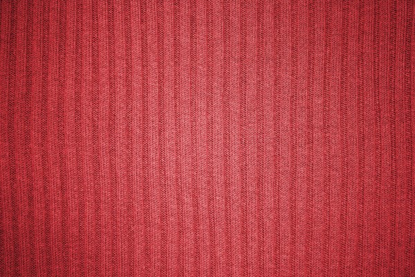 Red Ribbed Knit Fabric Texture - Free High Resolution Photo